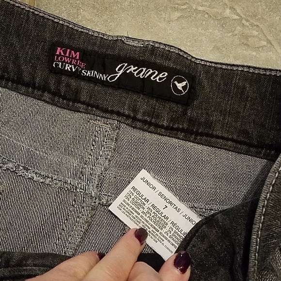 Grey-Wash Grane "Kim" Skinny jean 7 - Picture 7 of 7